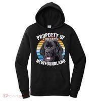 Newfoundland Dog Retro Property Of Cute Dog Women's Hoodie thumb 0