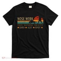 Nosework Dog Sport Training Nose Work Scent Work For Dogs T-Shirt thumb 0