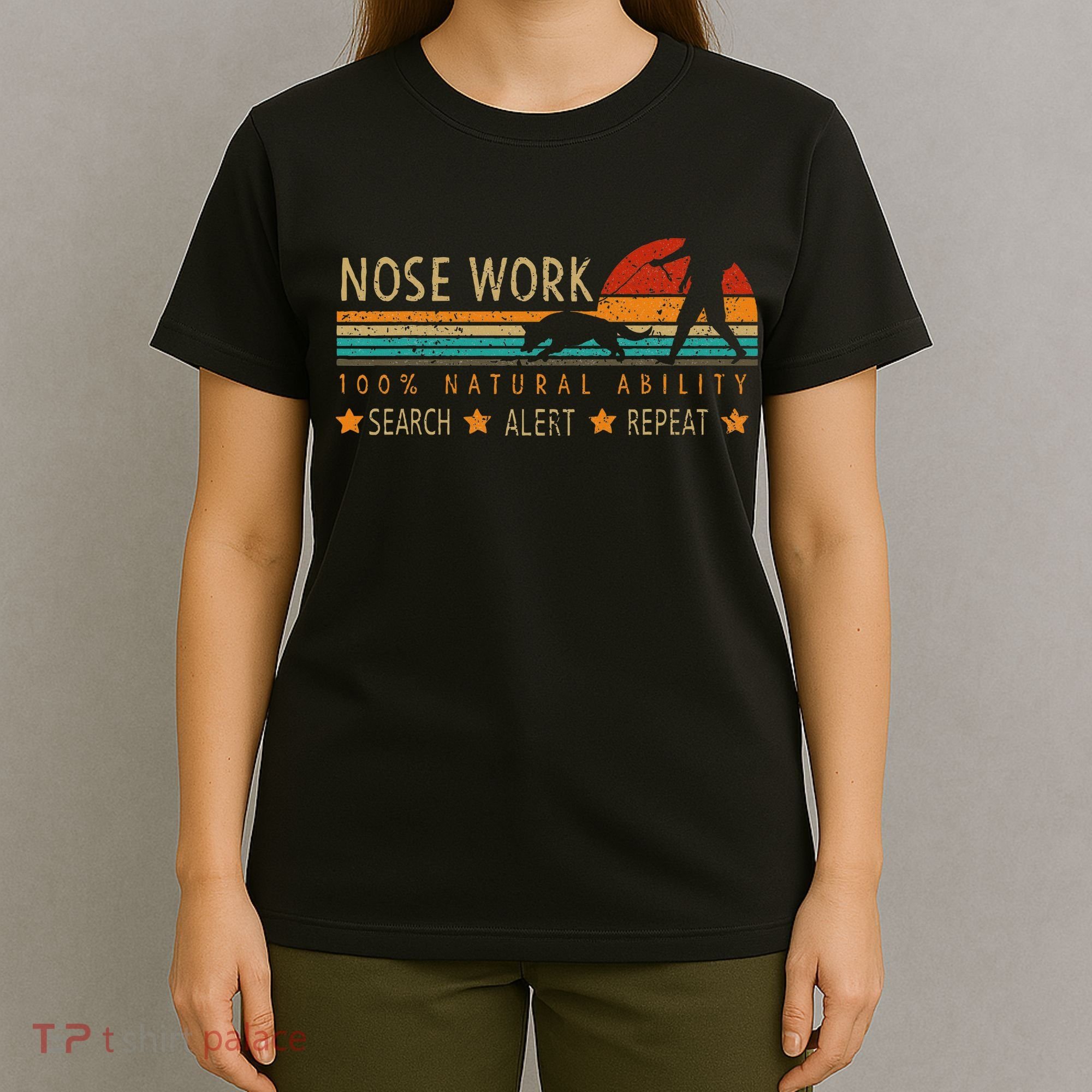 Nosework Dog Sport Training Nose Work Scent Work For Dogs T-Shirt