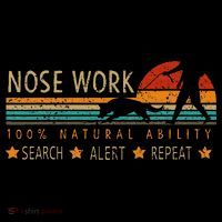 Nosework Dog Sport Training Nose Work Scent Work For Dogs T-Shirt thumb 7