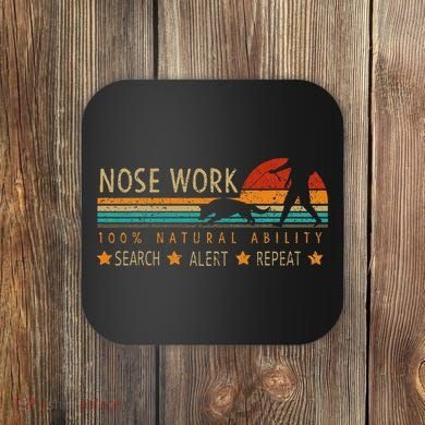 Nosework Dog Sport Training Nose Work Scent Work For Dogs Coaster