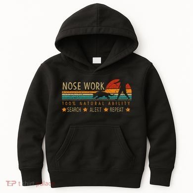 Nosework Dog Sport Training Nose Work Scent Work For Dogs Kids Hoodie