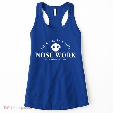 Nosework Dog Sport Training Nose Work Scent Work For Dogs Women's Tank Top