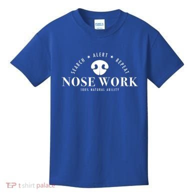 Nosework Dog Sport Training Nose Work Scent Work For Dogs Kids T-Shirt
