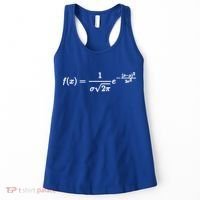 Normal Distribution Statistics Probablity Data Analyst Joke Meaningful Gift Women's Tank Top thumb 0