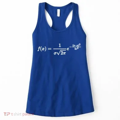 Normal Distribution Statistics Probablity Data Analyst Joke Meaningful Gift Women's Tank Top