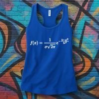 Normal Distribution Statistics Probablity Data Analyst Joke Meaningful Gift Women's Tank Top thumb 3