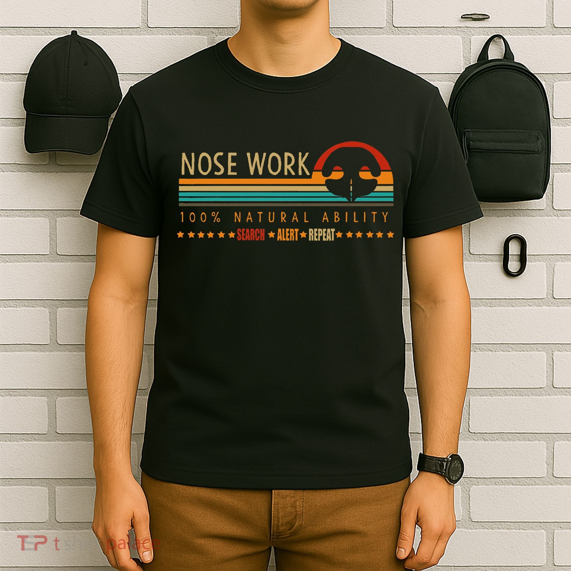 Nosework Dog Sport Training Nose Work Scent Work For Dogs T-Shirt
