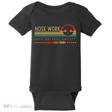 Nosework Dog Sport Training Nose Work Scent Work For Dogs Baby Bodysuit