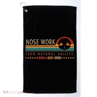 Nosework Dog Sport Training Nose Work Scent Work For Dogs Golf Towel