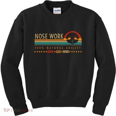 Nosework Dog Sport Training Nose Work Scent Work For Dogs Kids Sweatshirt