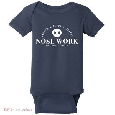 Nosework Dog Sport Training Nose Work Scent Work For Dogs Baby Bodysuit