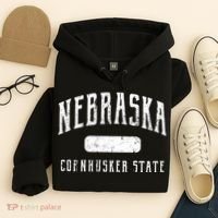 Nebraska Distressed Sports Hoodie thumb 4