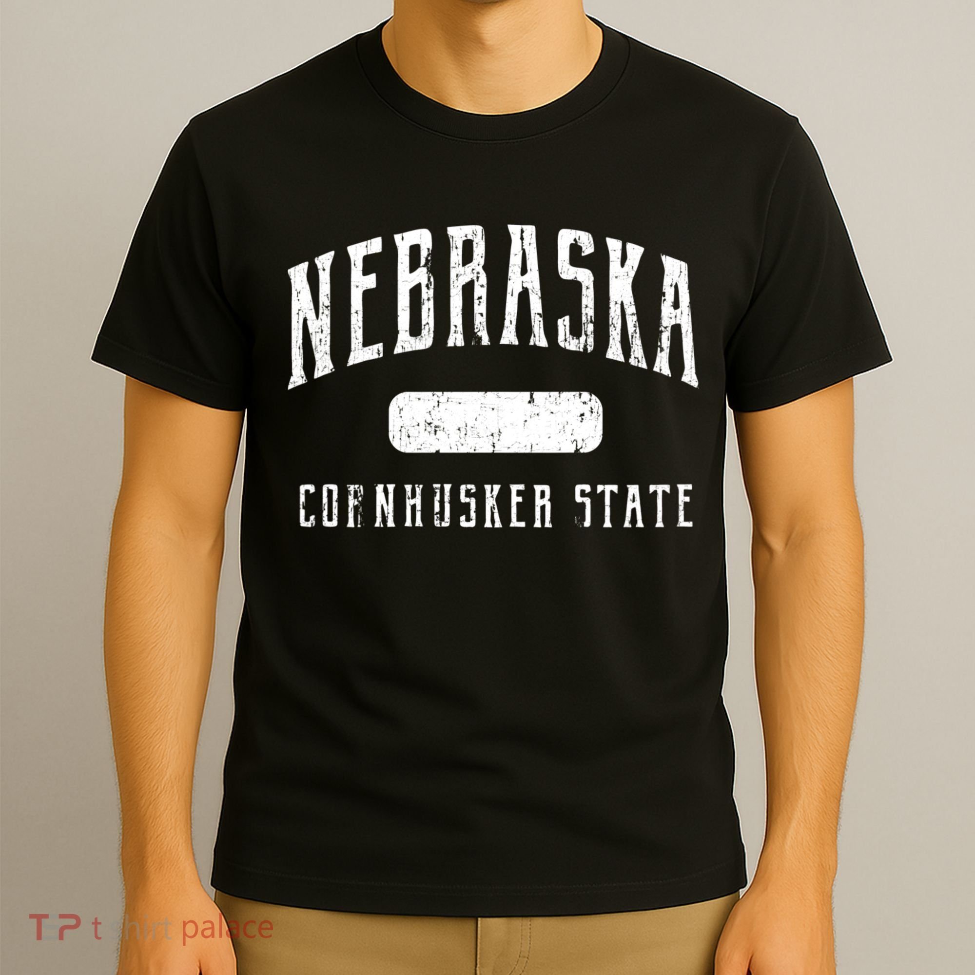Nebraska Distressed Sports T-Shirt