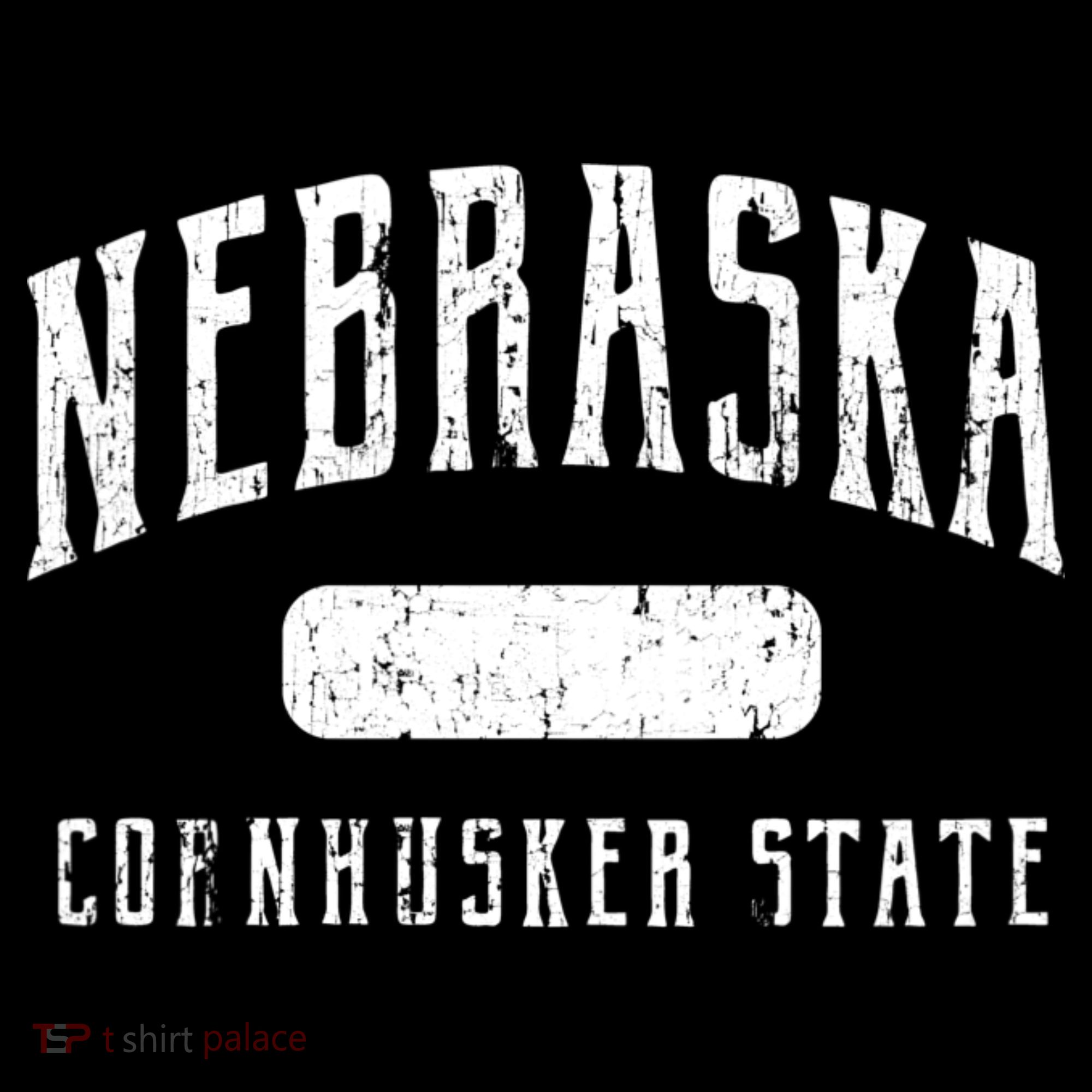 Nebraska Distressed Sports Women's Hoodie