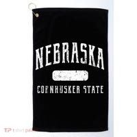 Nebraska Distressed Sports Golf Towel thumb 0