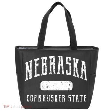 Nebraska Distressed Sports Tote Bag