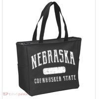 Nebraska Distressed Sports Tote Bag thumb 2