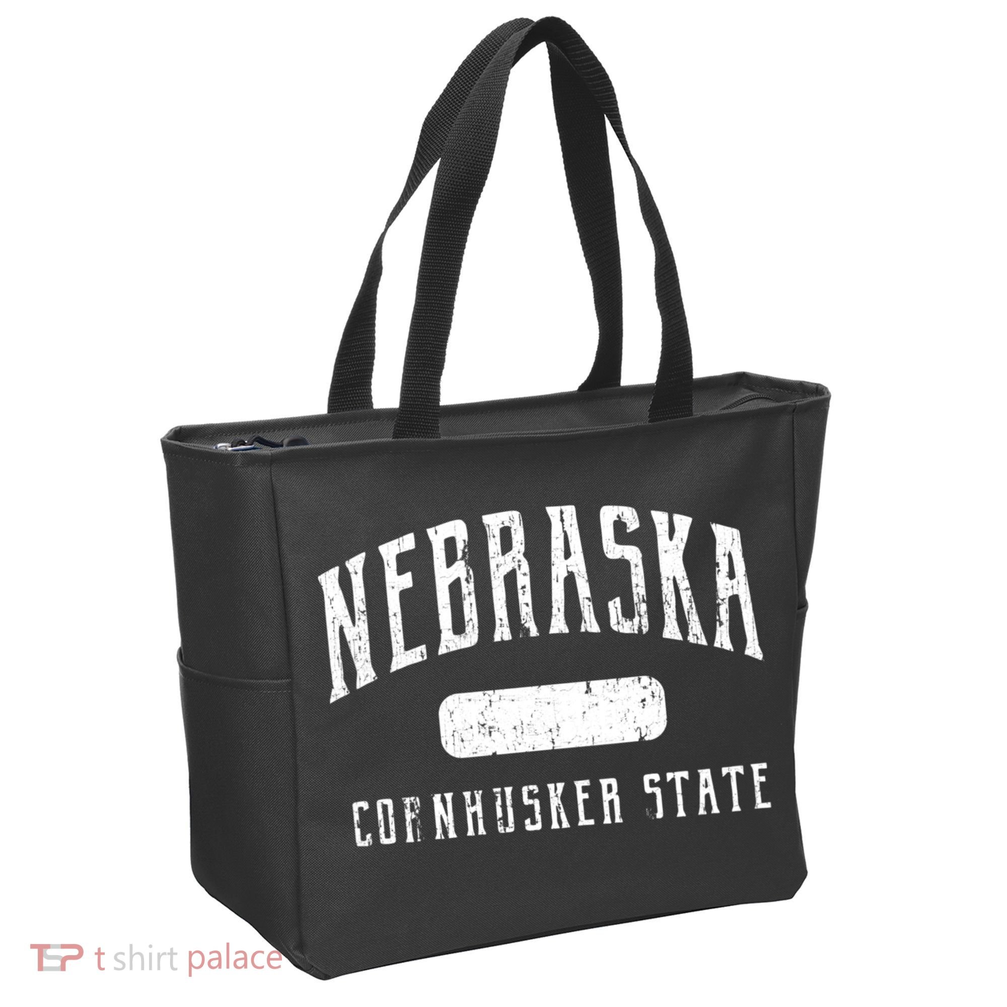 Nebraska Distressed Sports Tote Bag