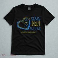 National Down Syndrome Awareness Month Down Right Awesome T-Shirt thumb 5