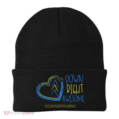 National Down Syndrome Awareness Month Down Right Awesome Beanie