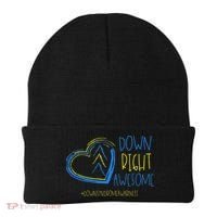 National Down Syndrome Awareness Month Down Right Awesome Beanie thumb 0
