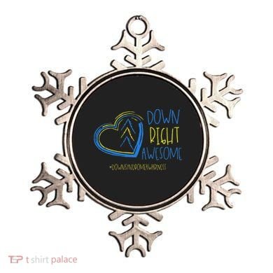 National Down Syndrome Awareness Month Down Right Awesome Ornament