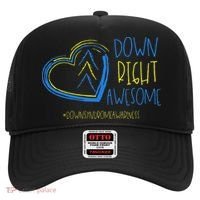 National Down Syndrome Awareness Month Down Right Awesome Hat thumb 0