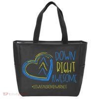 National Down Syndrome Awareness Month Down Right Awesome Tote Bag thumb 0