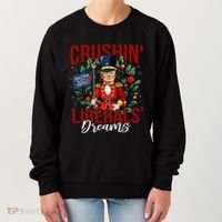 Nutcracker Donald Trump The 47th President Funny Humor Xmas Women's Sweatshirt thumb 0