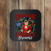 Nutcracker Donald Trump The 47th President Funny Humor Xmas Coaster thumb 0