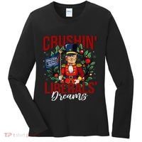 Nutcracker Donald Trump The 47th President Funny Humor Xmas Women's Long Sleeve Shirt thumb 0