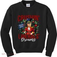Nutcracker Donald Trump The 47th President Funny Humor Xmas Kids Sweatshirt thumb 0