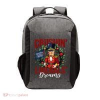 Nutcracker Donald Trump The 47th President Funny Humor Xmas Vector Backpack thumb 0