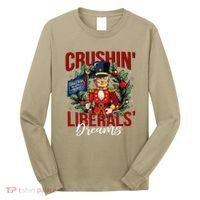Nutcracker Donald Trump The 47th President Funny Humor Xmas Long Sleeve Shirt thumb 0