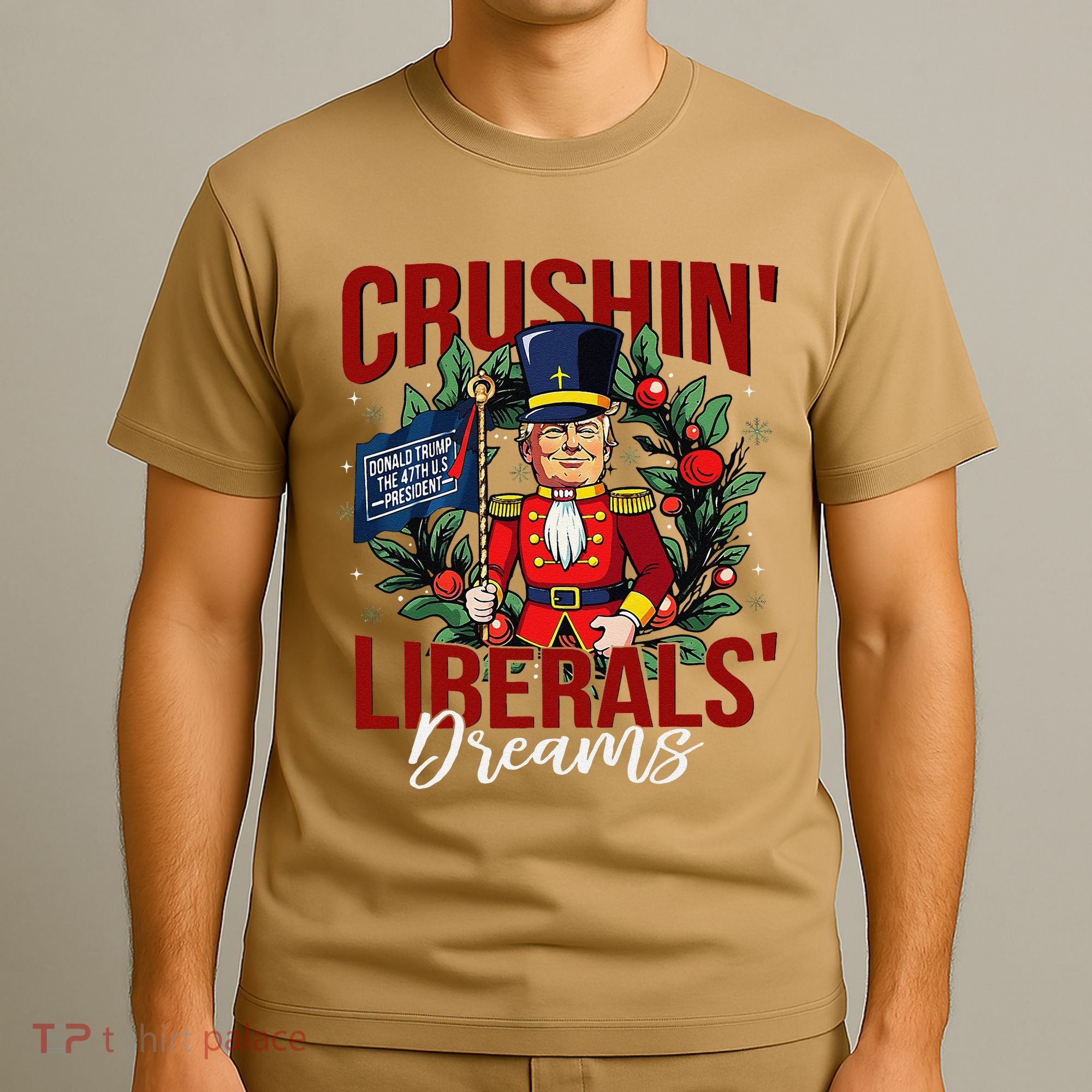 Nutcracker Donald Trump The 47th President Funny Humor Xmas T-Shirt