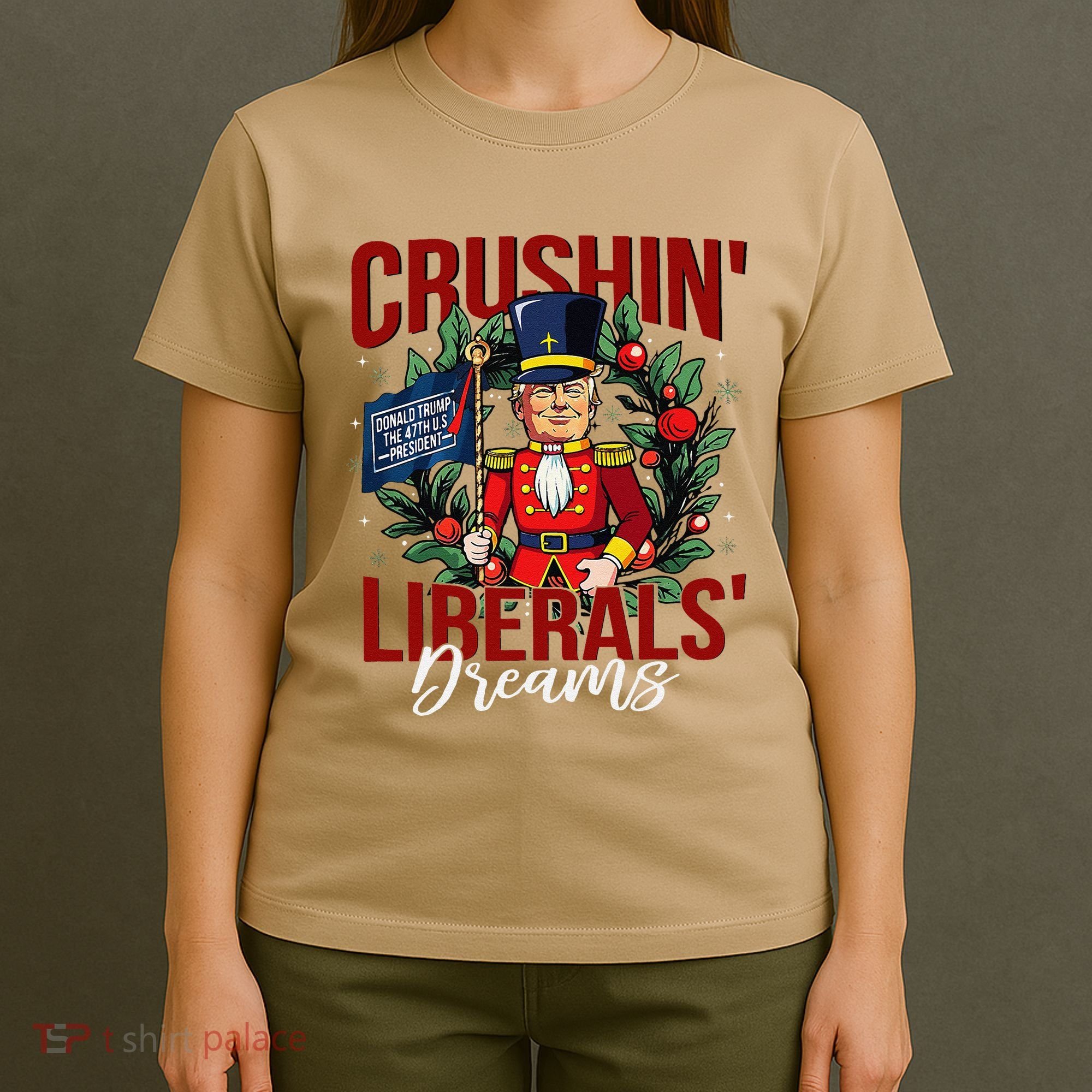 Nutcracker Donald Trump The 47th President Funny Humor Xmas T-Shirt