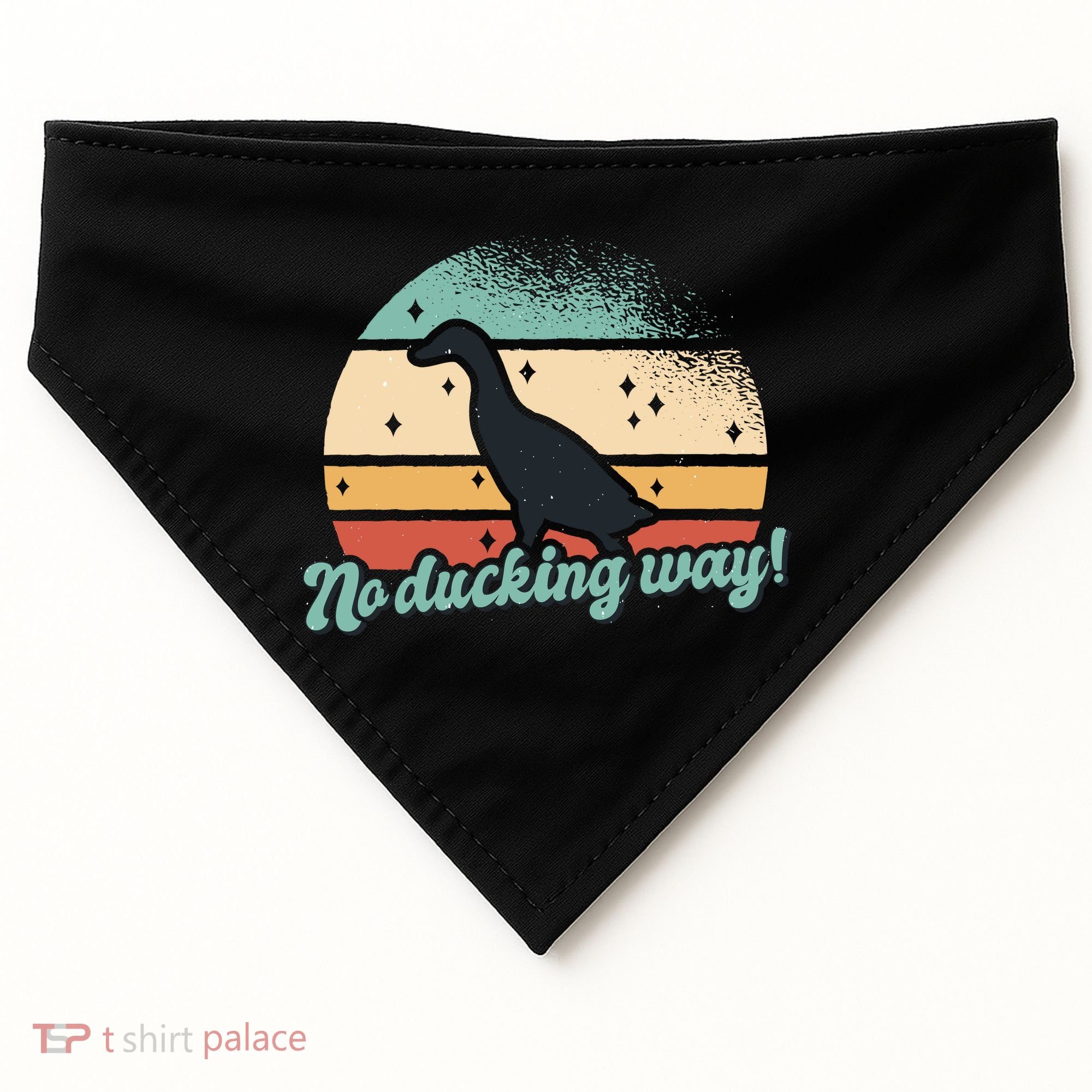 No Ducking Way Funny Duck USA-Made Doggie Bandana