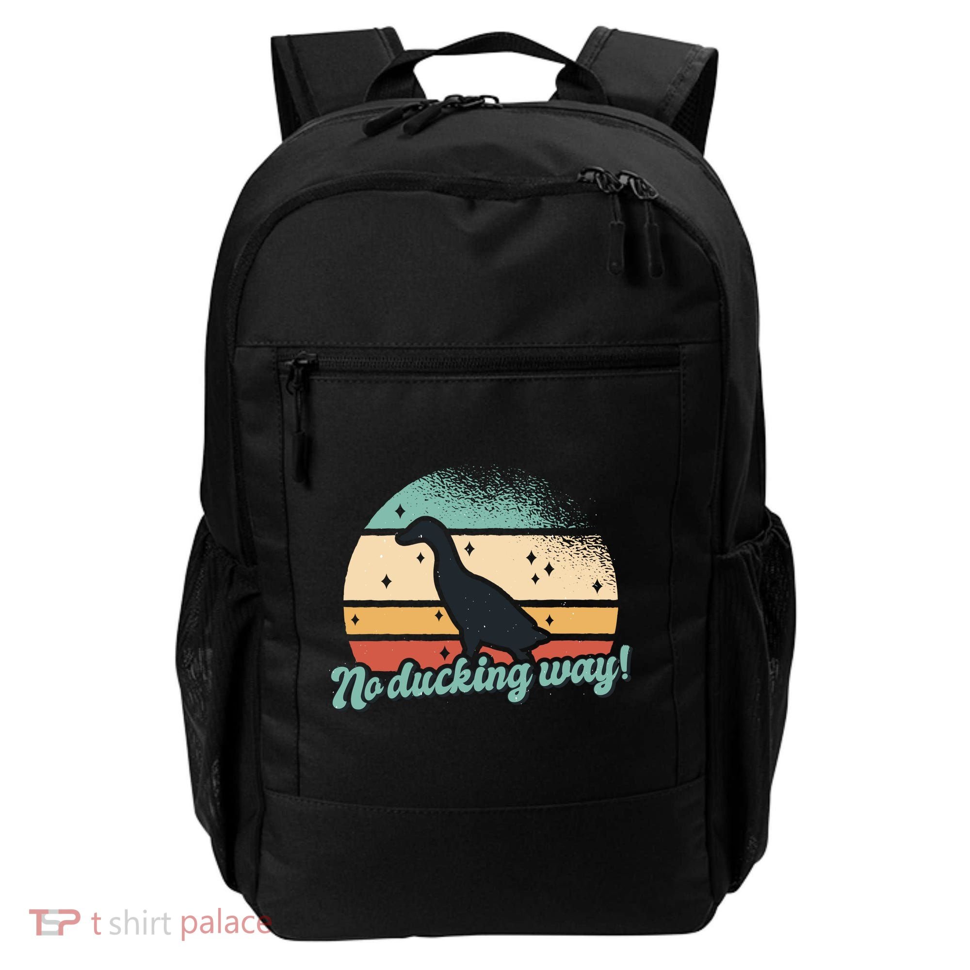 No Ducking Way Funny Duck Backpack