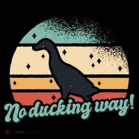 No Ducking Way Funny Duck Ornament thumb 1