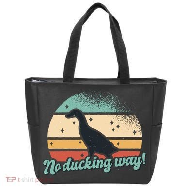 No Ducking Way Funny Duck Tote Bag