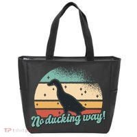 No Ducking Way Funny Duck Tote Bag thumb 0