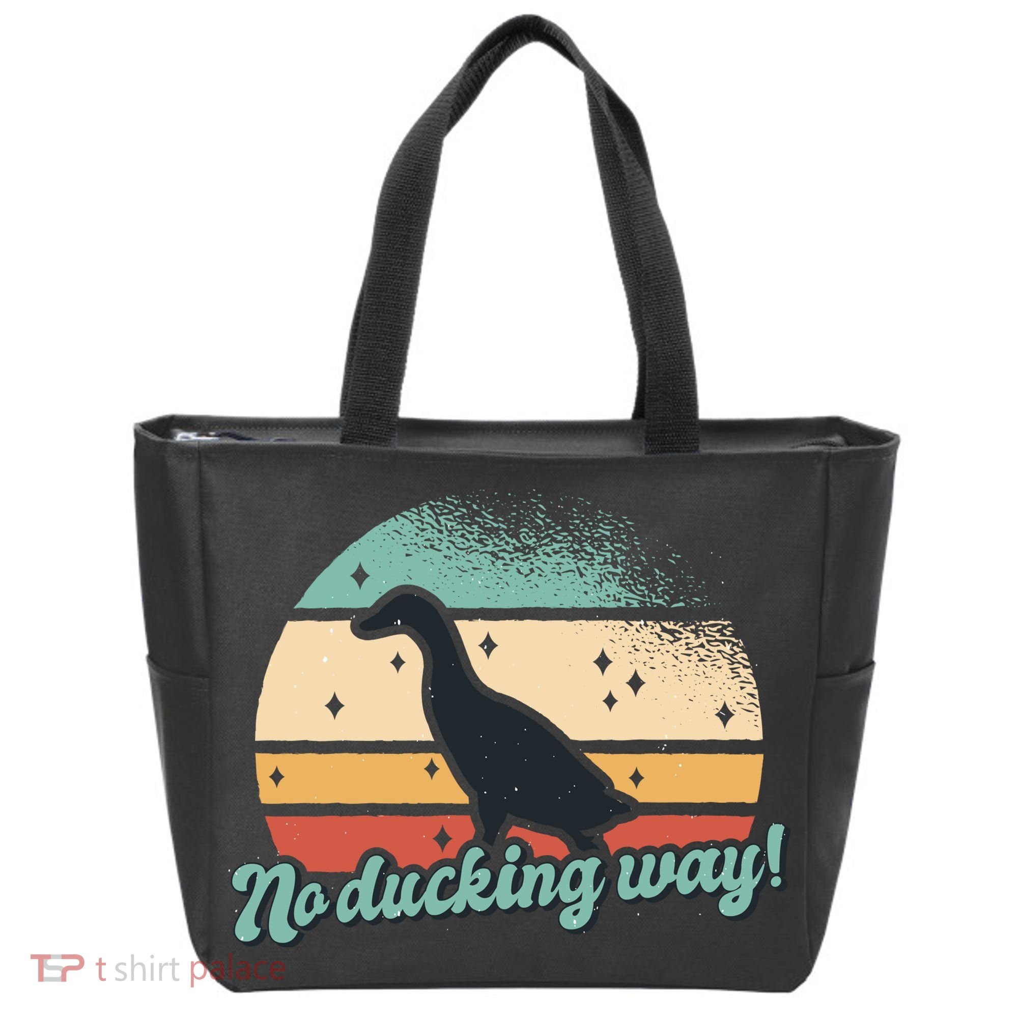 No Ducking Way Funny Duck Tote Bag