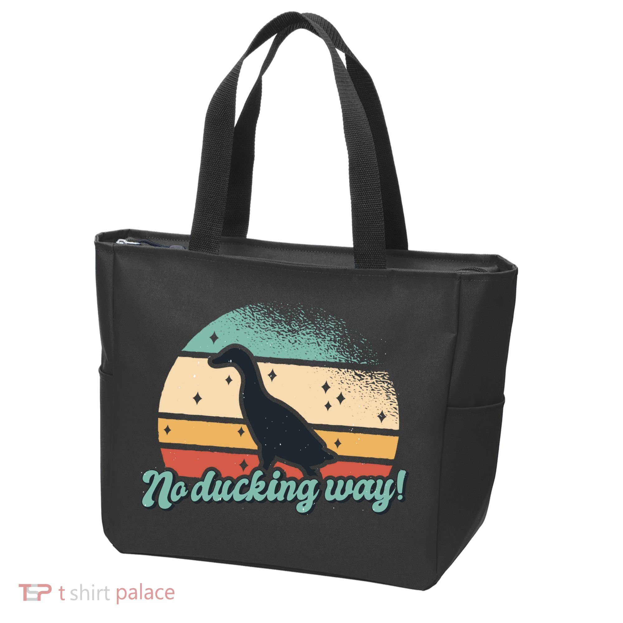 No Ducking Way Funny Duck Tote Bag