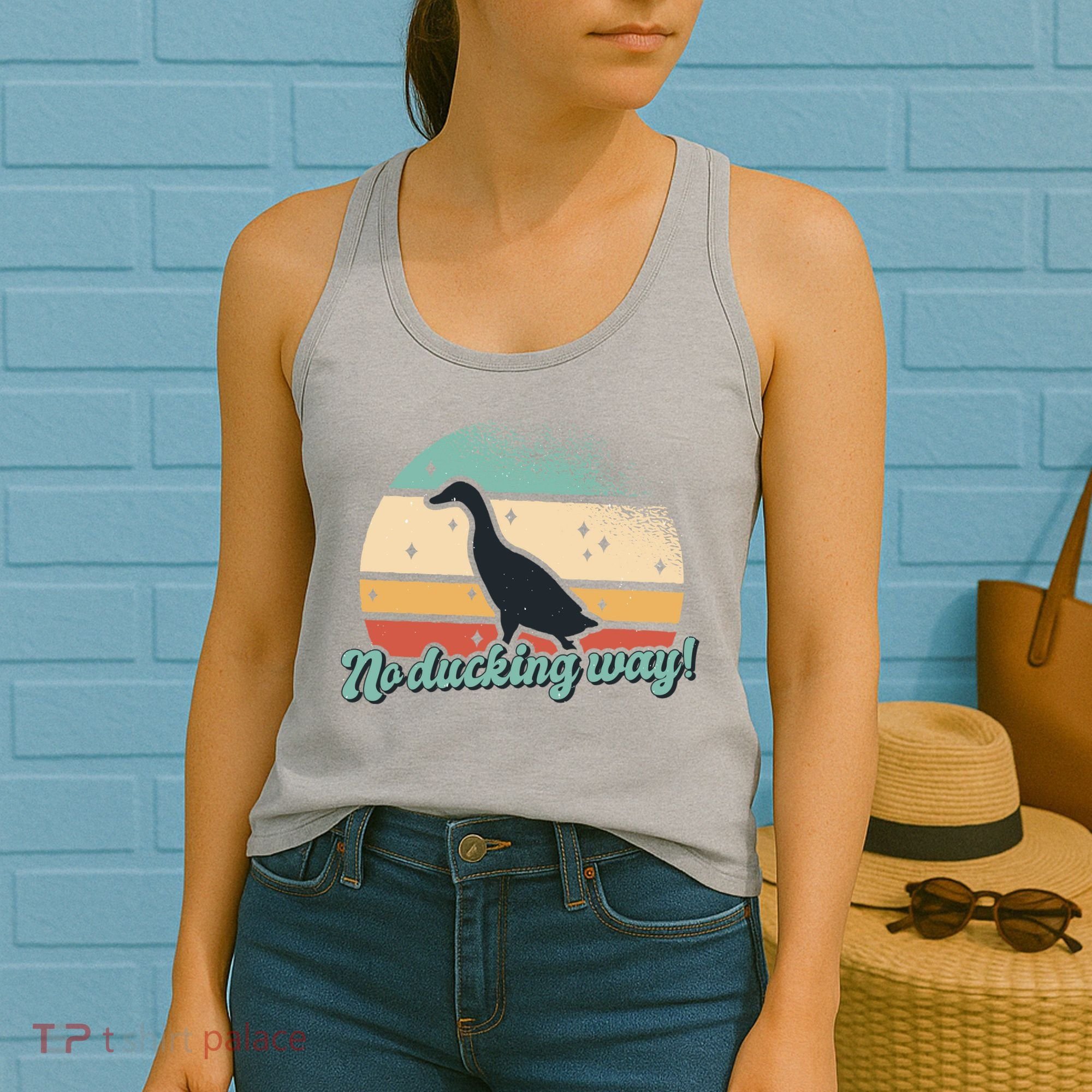No Ducking Way Funny Duck Women's Tank Top