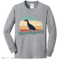 No Ducking Way Funny Duck Kids Long Sleeve Shirt thumb 0