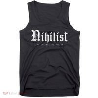 Nihilist Definition Would Be Pointless Philosophy Nihilism Tank Top thumb 0