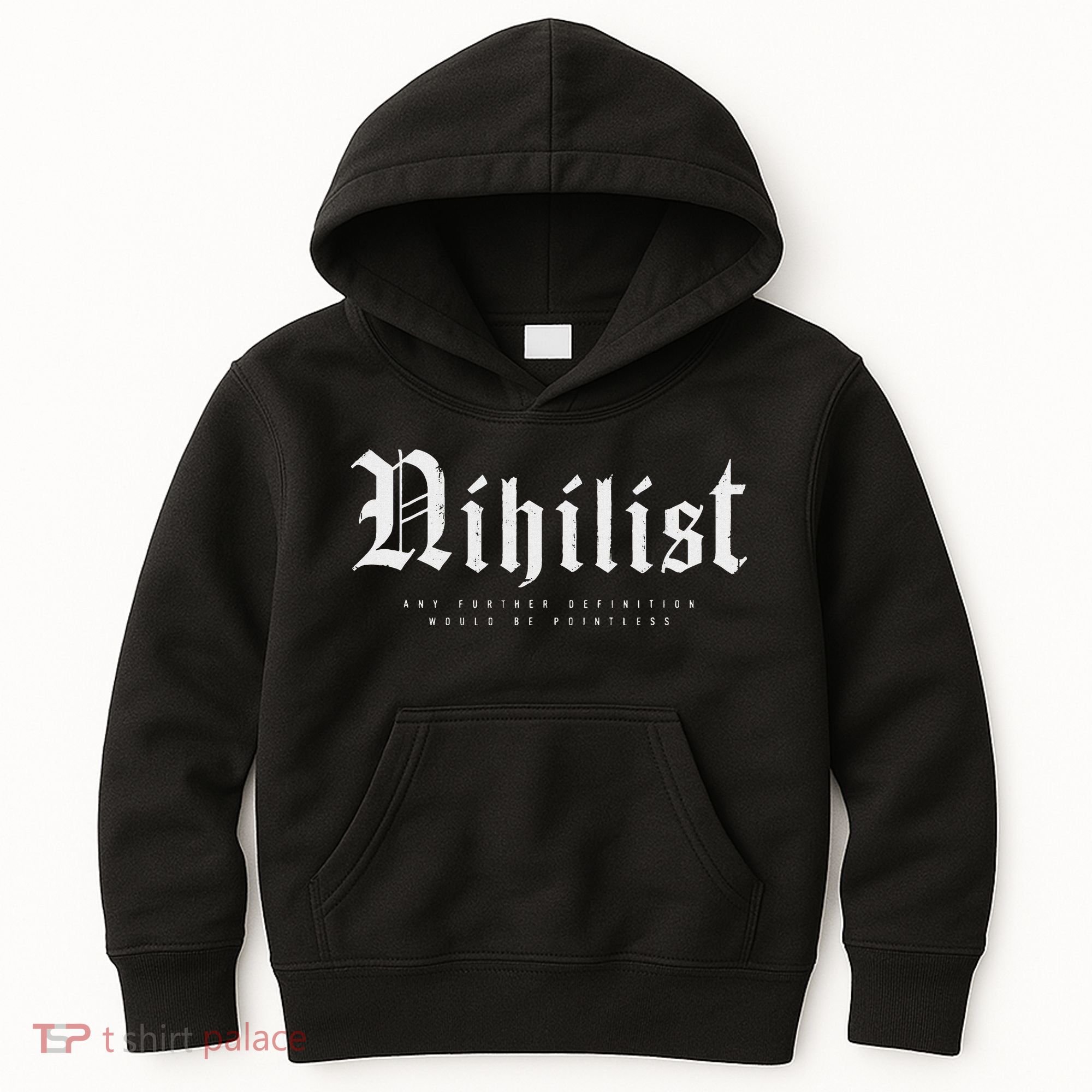 Nihilist Definition Would Be Pointless Philosophy Nihilism Kids Hoodie