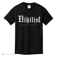 Nihilist Definition Would Be Pointless Philosophy Nihilism Kids T-Shirt thumb 0