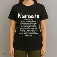 Namaste Definition Yoga Meditation Buddhist Gift T-Shirt thumb 4